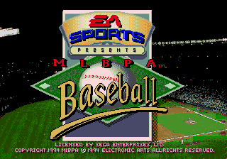MLBPA Baseball screenshot 3 for Sega Genesis